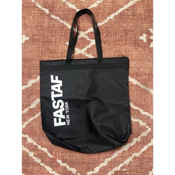 NWOT FASTAF NEW YORK Tote Bag Black - Picture 2 of 5